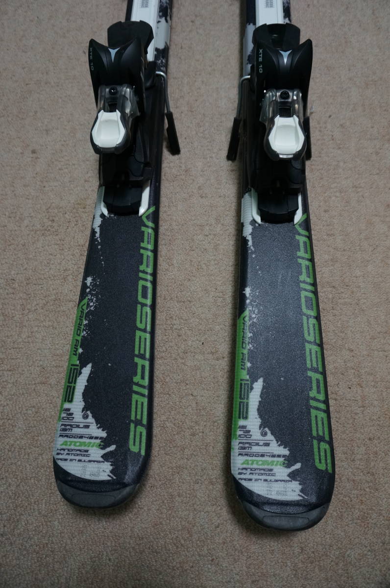 2023-24スタートセール！メンズカービング4点セット板 ATOMIC VARIOFIBER 152cm/ 靴 NORDICA 26-26.5cm/ POLE KISSMARK 70～105cm_画像4