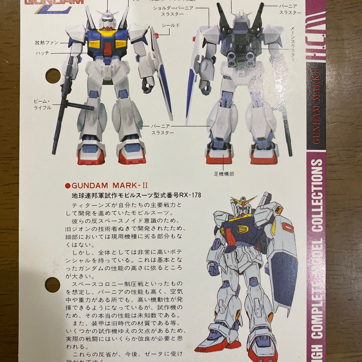 バンダイ ハイコンプリートモデル1/144ガンダムマークII 未使用品　検索:ガンプラ HGUC 機動戦士Zガンダム　完成品_画像4