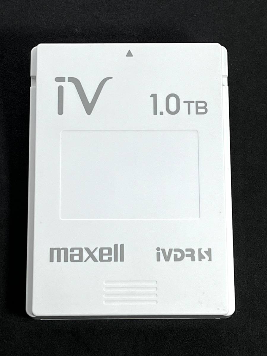 ★送料無料★　1TB　iVDR-S　カセットハードディスク　マクセル/maxell　ホワイト　1TB　HDD　アイヴィ　動作品　M-VDRS IVDRS Wooo対応 ②