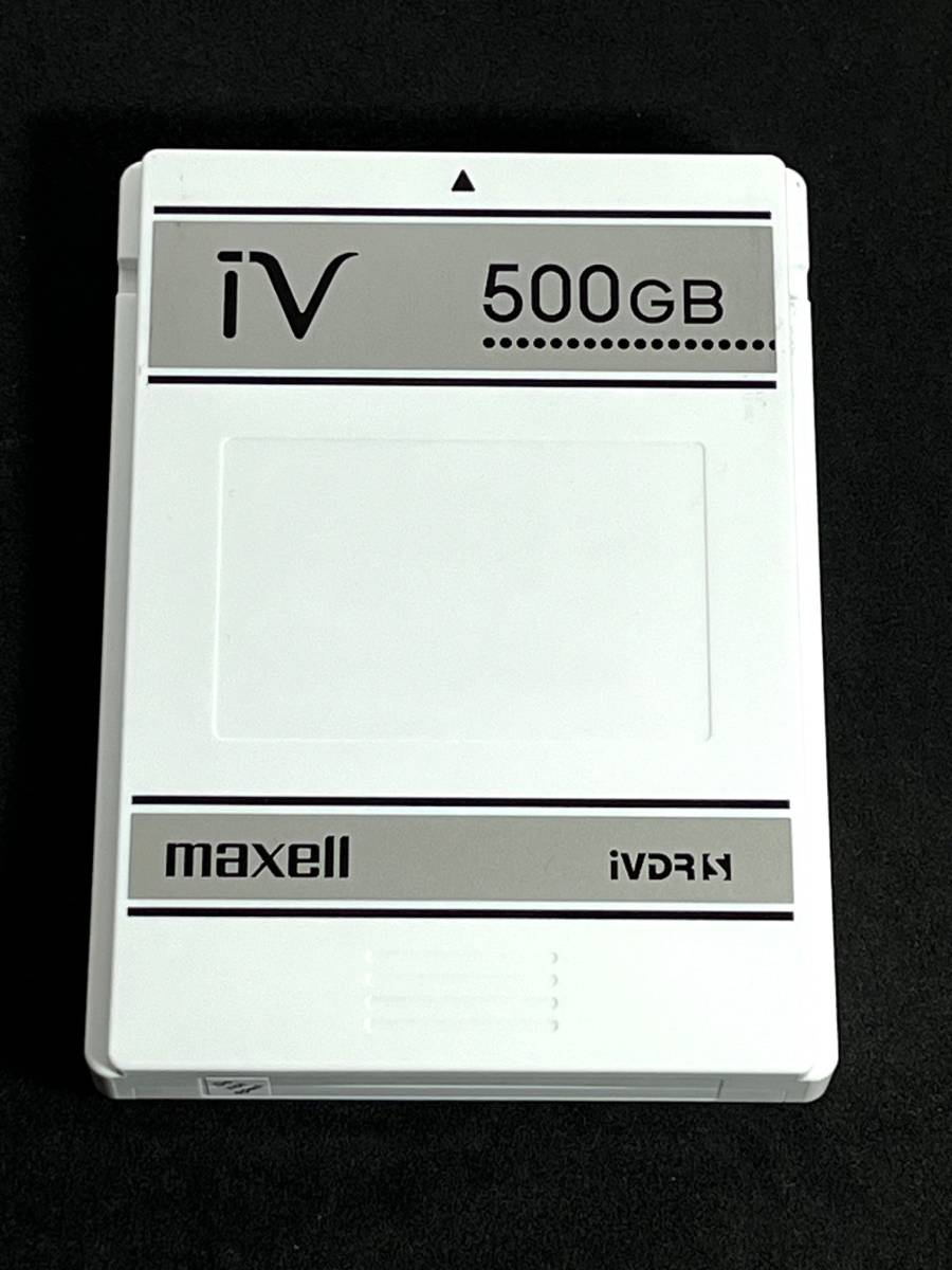 ★送料無料★動作品　iVDR-S カセットハードディスク　500GB　ホワイト　マクセル/maxell　アイヴィ　M-VDRS　Wooo対応　⑥_画像1