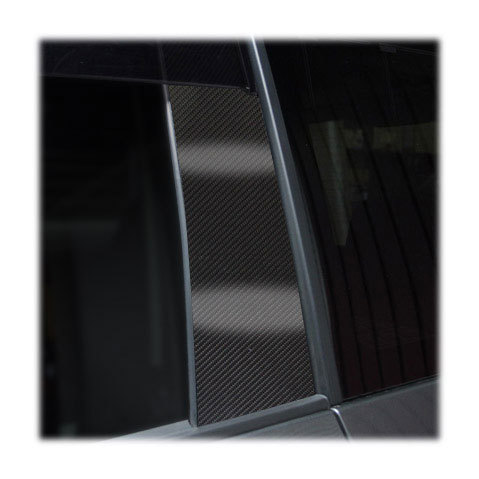 マジカルアートシート ピラーフルセット バイザーカット デリカD:5　CV1W（2019.2～）後期ディーゼル ブラック ハセプロ MS-PM31VFII_画像2