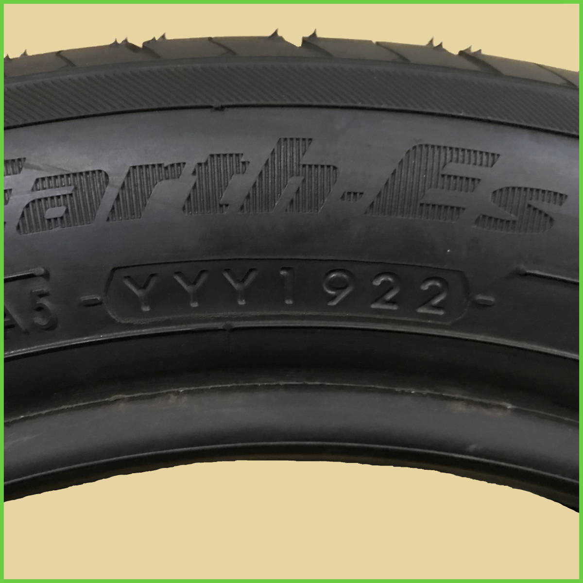 【S433】★見逃し厳禁！売り切り1円スタート！★ 新品未使用！ 165/55R15 75V ES32 2022年製 ヨコハマタイヤ 夏タイヤ 単品_画像5