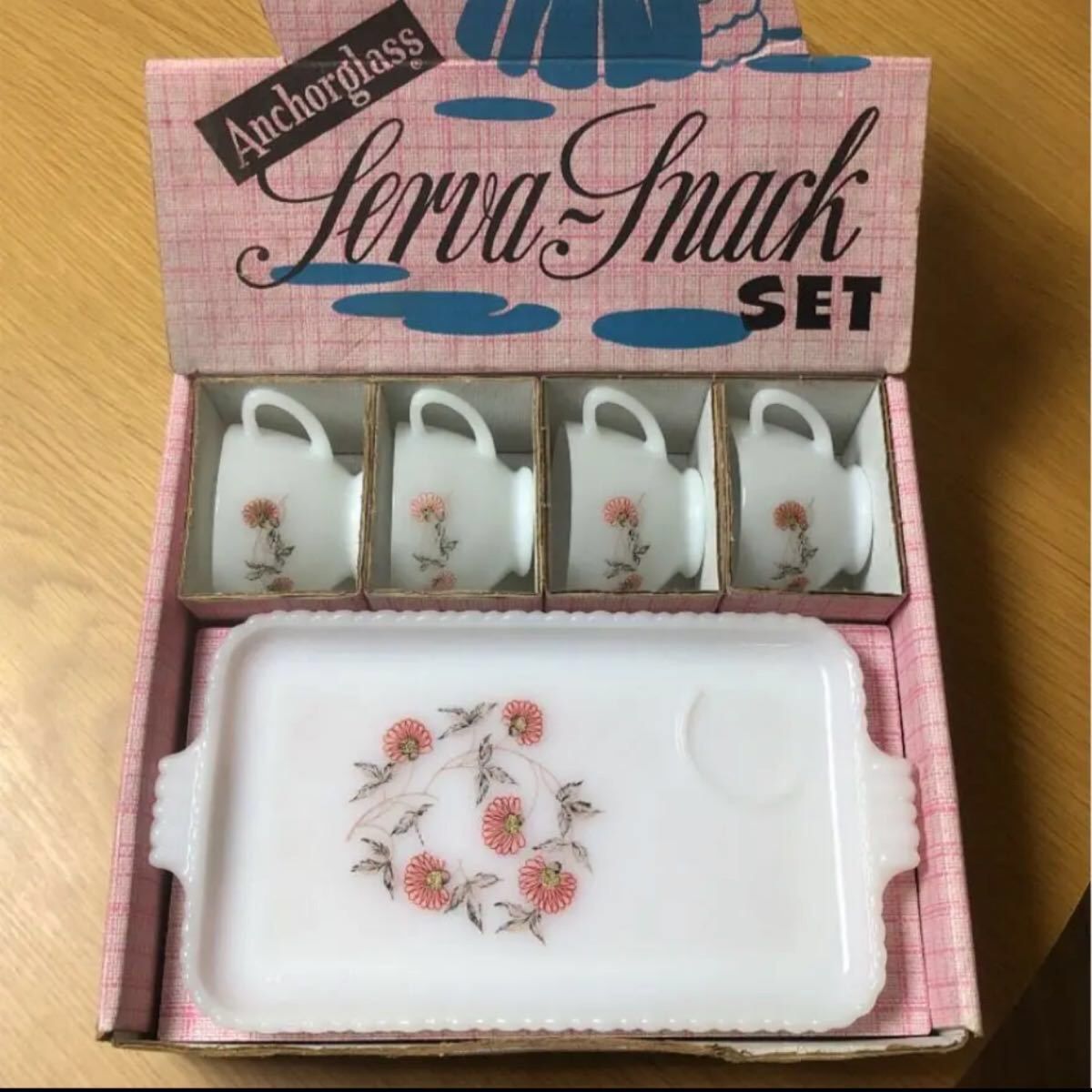 ファイヤーキング フルーレット スナックセット4客セット 箱と ファイヤーキング フルーレット スナックセット4客セット 箱と