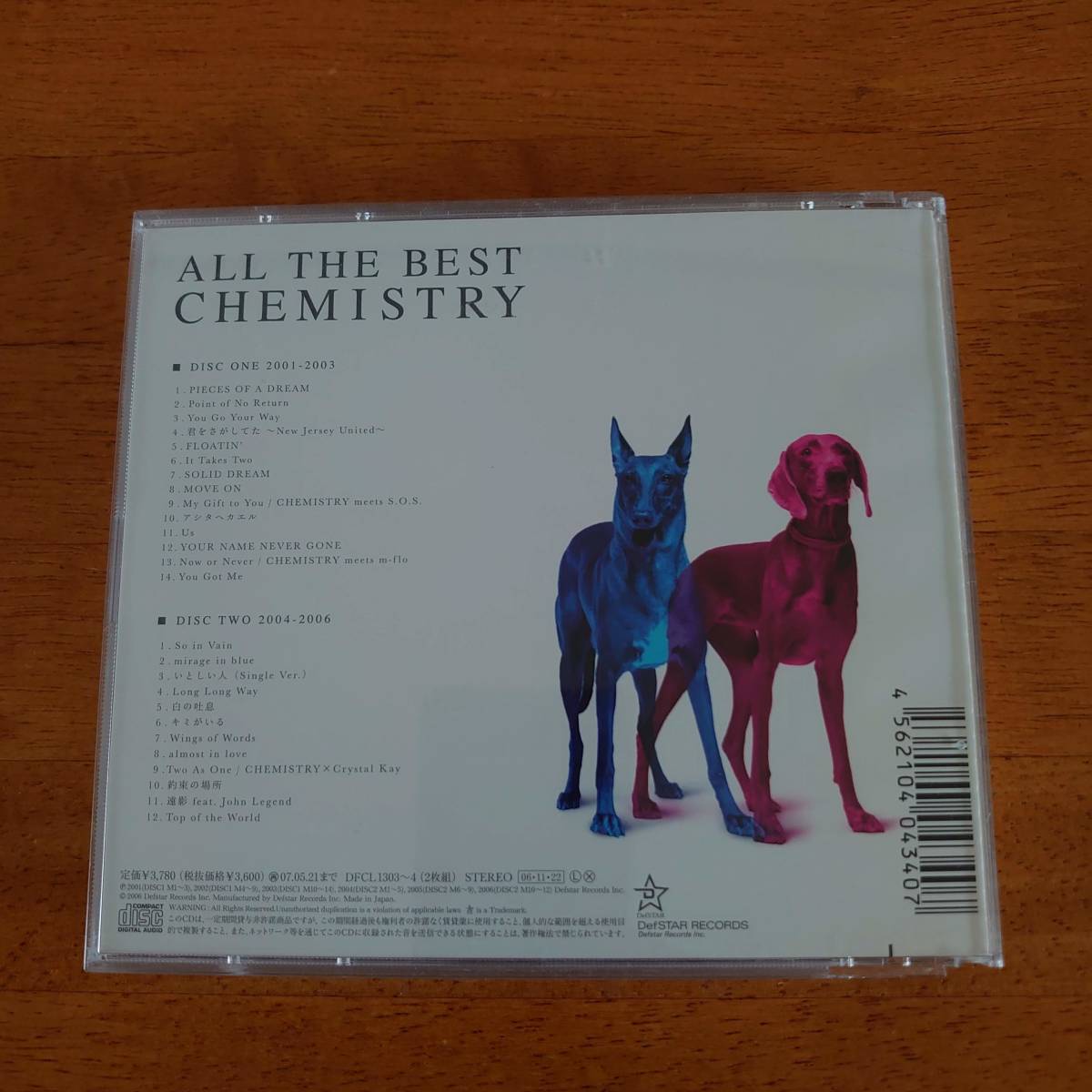 ALL THE BEST CHEMISTRY ケミストリー ベスト 通常盤 【2CD】_画像2