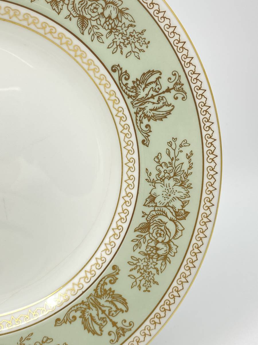 ＊レア＊ WEDGWOOD ウェッジウッド ＊RARE＊ COLUMBIA SAGE GREEN 17cm Salad Plate コロンビア セージグリーンサラダプレート *L45_画像6