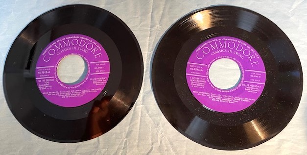 Billie Holiday COMMODORE RECORDS 7inch x 4 45rpm Album(CRF-105)_画像5