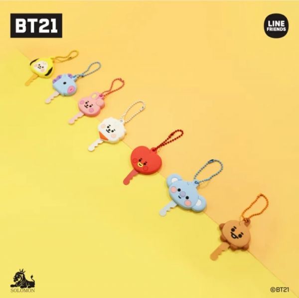 BT21 公式　RJ キーカバー　韓国　K-POP☆BTS 防弾少年団　JIN ジン　KEY COVER 鍵カバー　_画像4