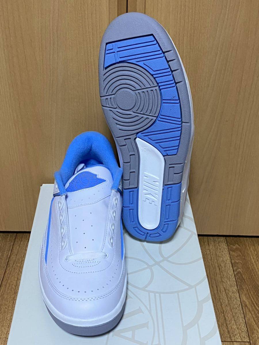 ☆新品 国内正規品 NIKE AIR JORDAN 2 RETRO LOW DV9956-104 US10.5 28.5cm UNIVERSITY BLUE ナイキ エアジョーダン2 ユニバーシティブルー