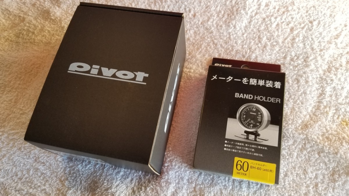 ☆ PIVOT DUAL GAUGE RS DRX-T ピボット OBDⅡ接続 タコメーター 水温計 ☆_画像1