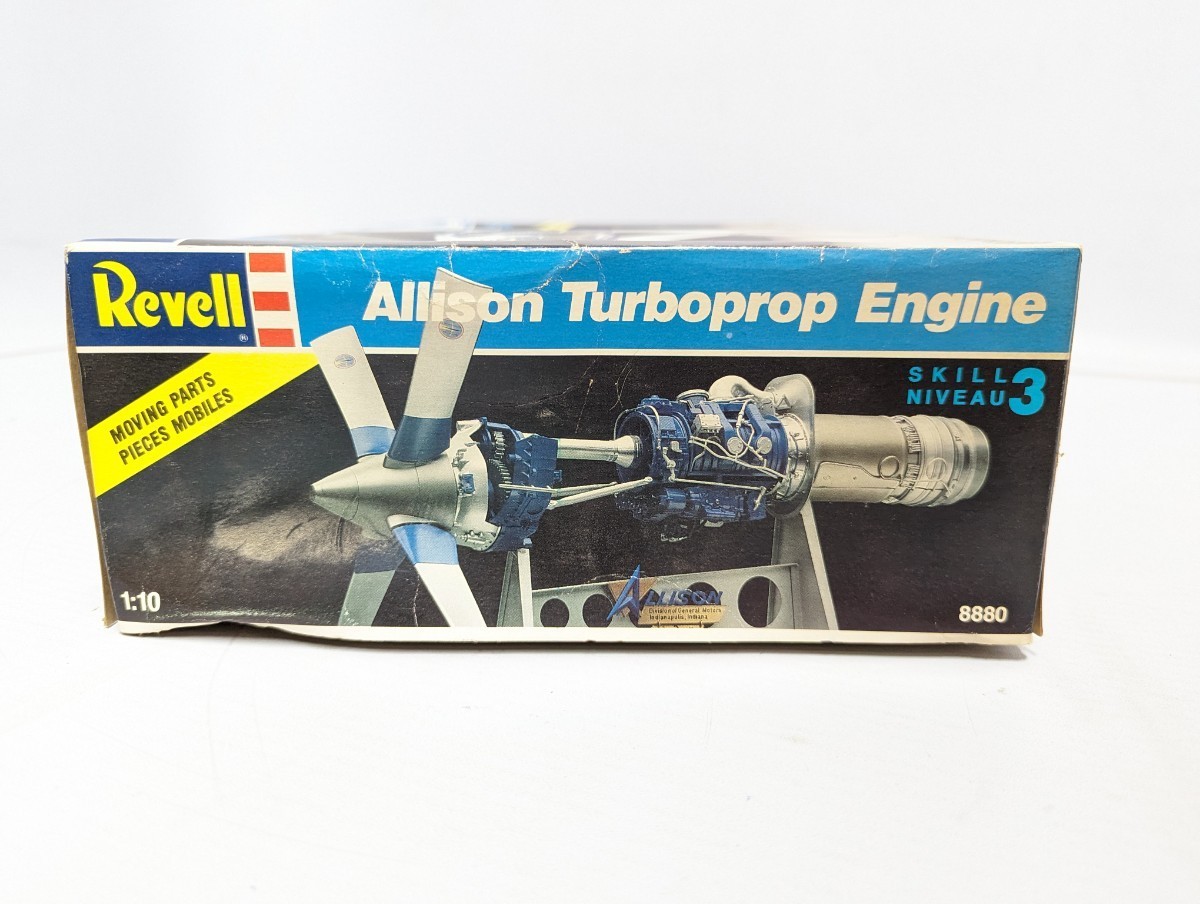 ■希少 未組立 レベル Revell 1/10 アリソン ターボ プロップ エンジン プラモデル Allison Turboprop Engine■_画像7