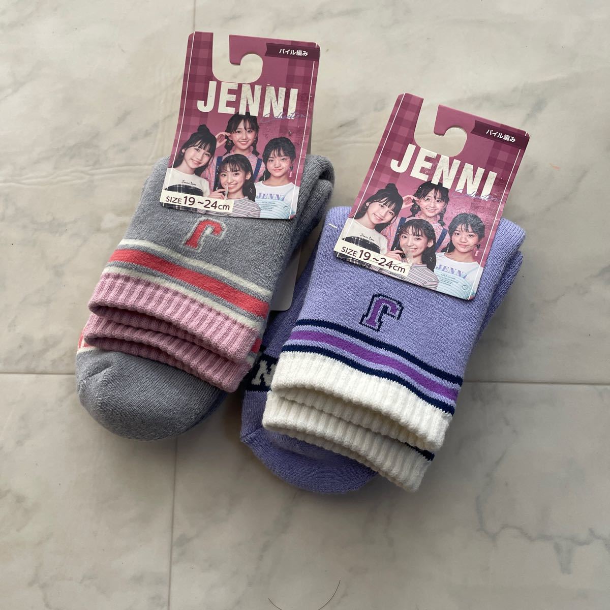 新品　JENNI ソックス　靴下　4足セット　19-24㎝　②_画像2