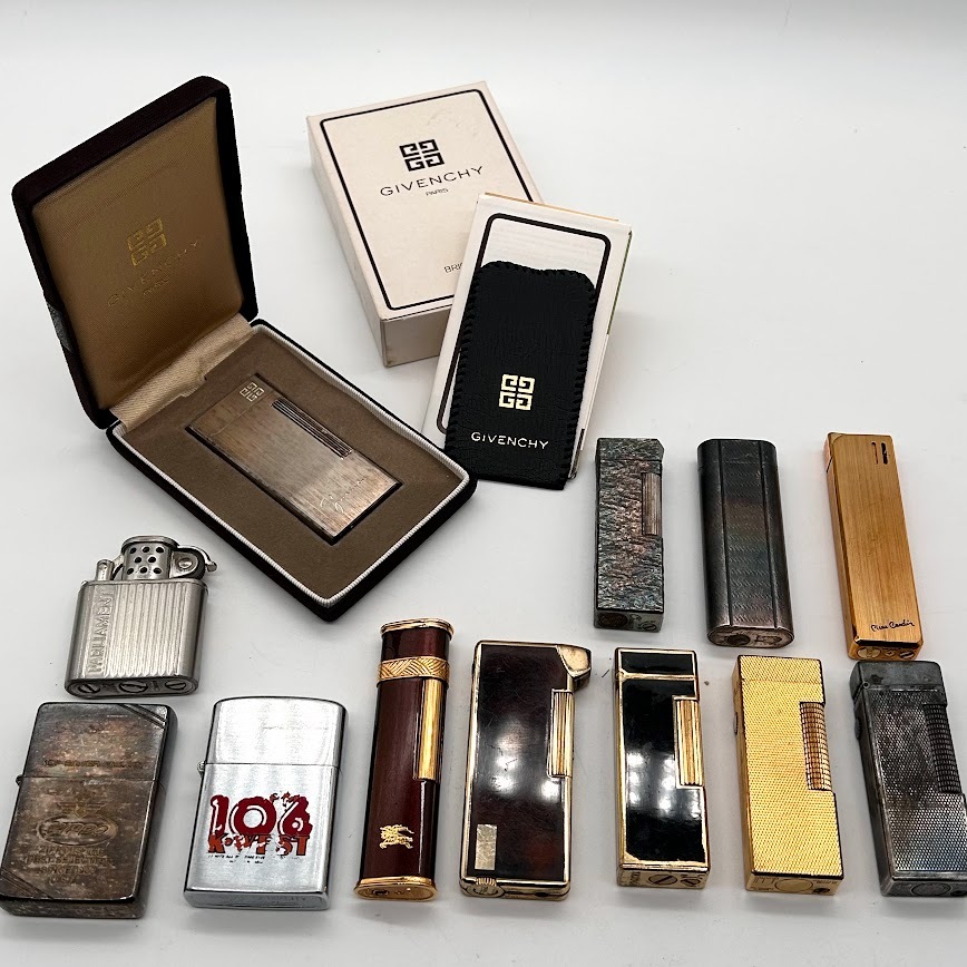 【J-26】Zippo dunhill　ダンヒル　Cartier　カルティエ　BURBERRY　バーバリー　GIVENCHY　ジバンシー　など　ライター　おまとめ_画像1