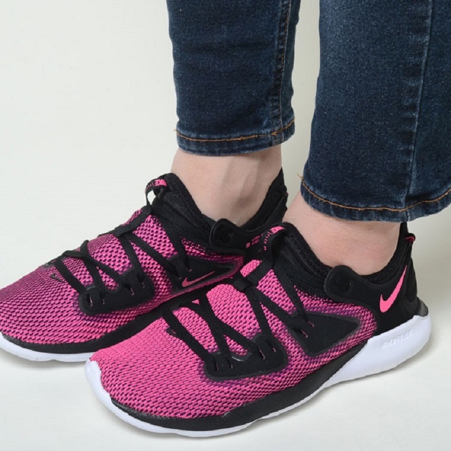  Nike Flex 2019 Ran 25cm black / pink FLEX 2019 RN lady's running shoes 