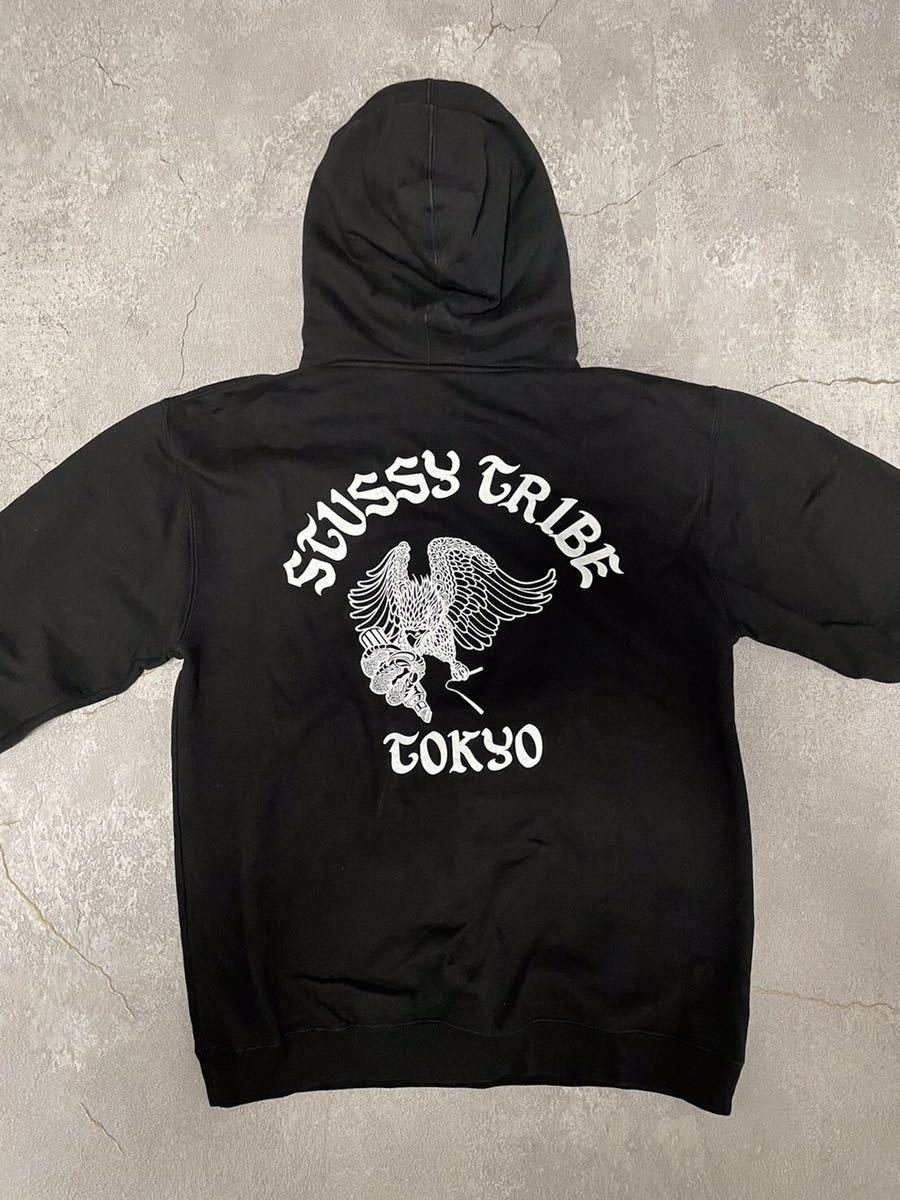 stussy プルオーバー パーカー L stussy tribe tokyo ステューシー_画像3