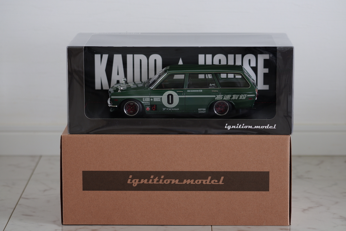 1/18 イグニッションモデル　Datsun Bluebird (510) Wagon Green Event ver. IG2218_画像3