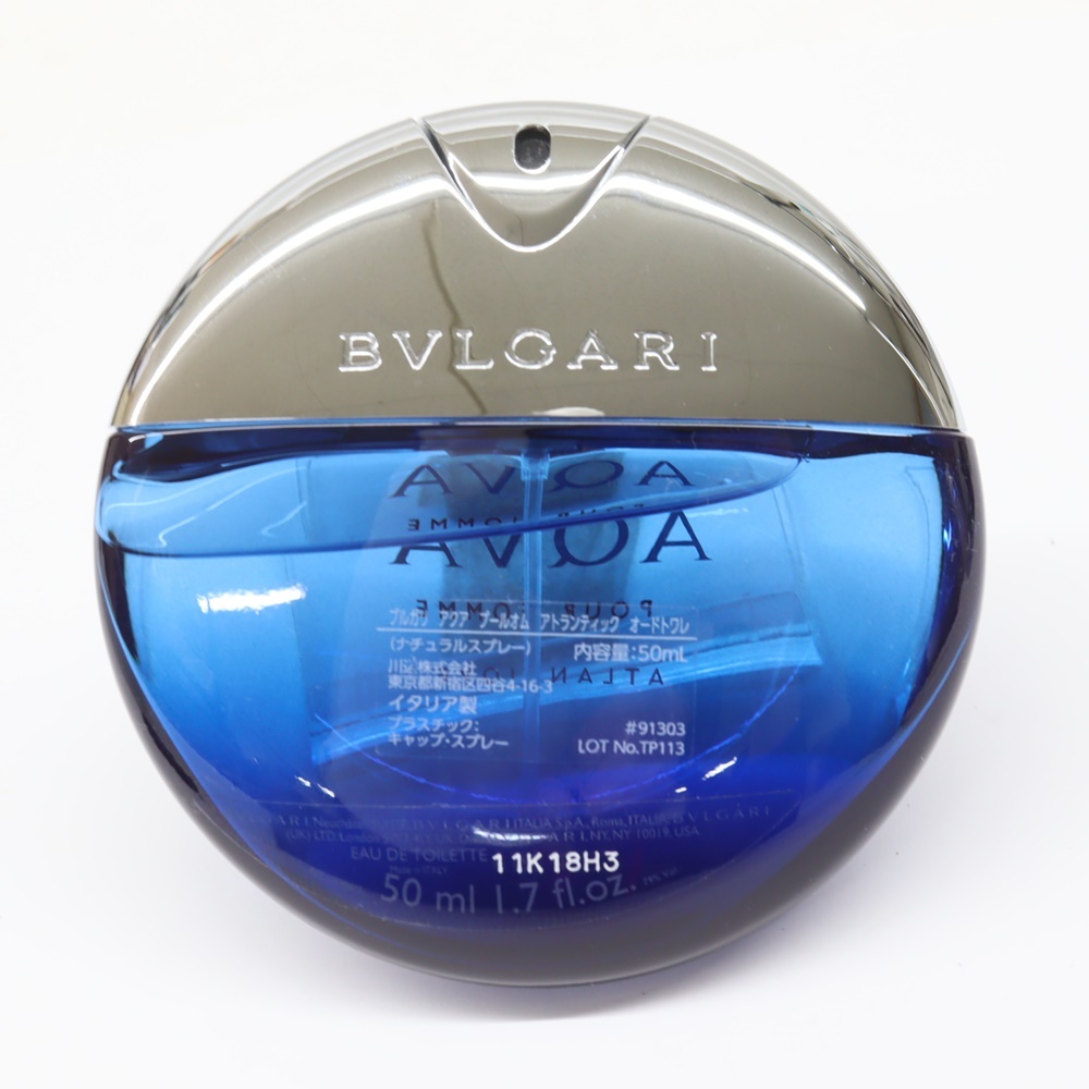  BVLGARI ブルガリ アクア プールオム アトランティック 50ml オードトワレ 香水 スプレー AQUA POUR HOMME ATLANTIQVE_画像3