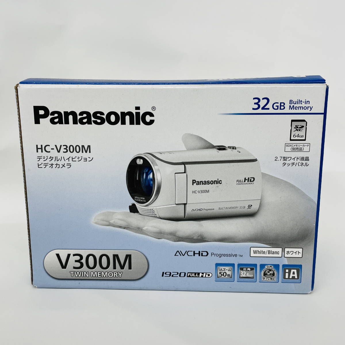 デジタルハイビジョン デジタルカメラ Panasonic HC-V300M ※2400010251542_画像1