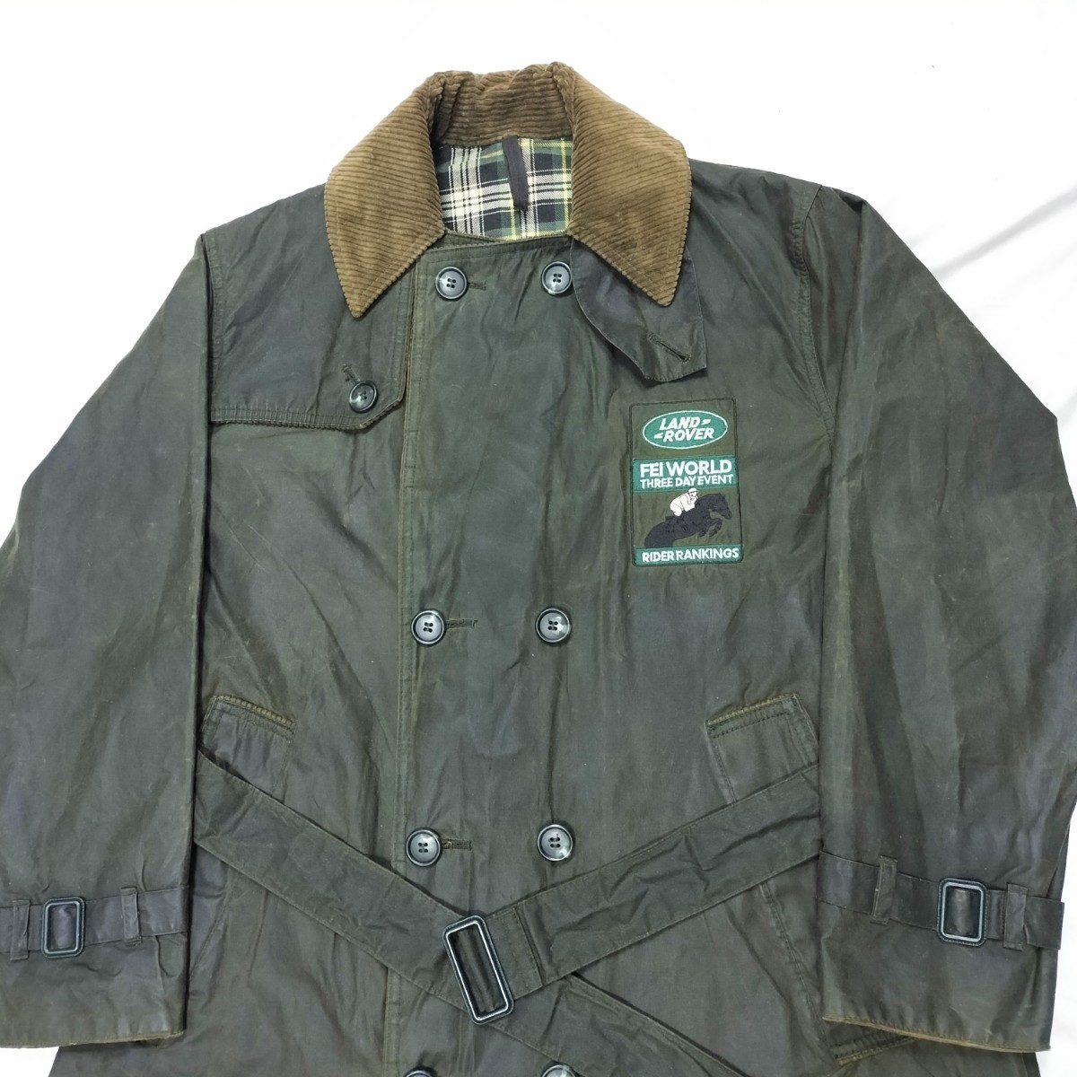 90s Barbour Trench Coat LAND ROVER c36 ビンテージ バブアー 90s Barbour Trench Coat LAND ROVER c36 ビンテージ バブアー