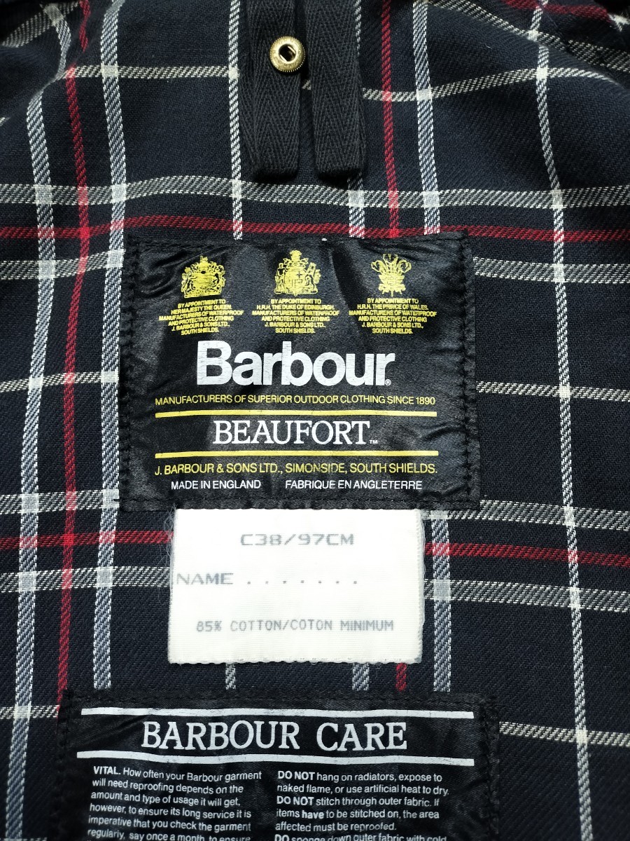 90s Barbour beaufort c38 ビンテージ バブアー ビューフォート 90s Barbour beaufort c38 ビンテージ バブアー ビューフォート
