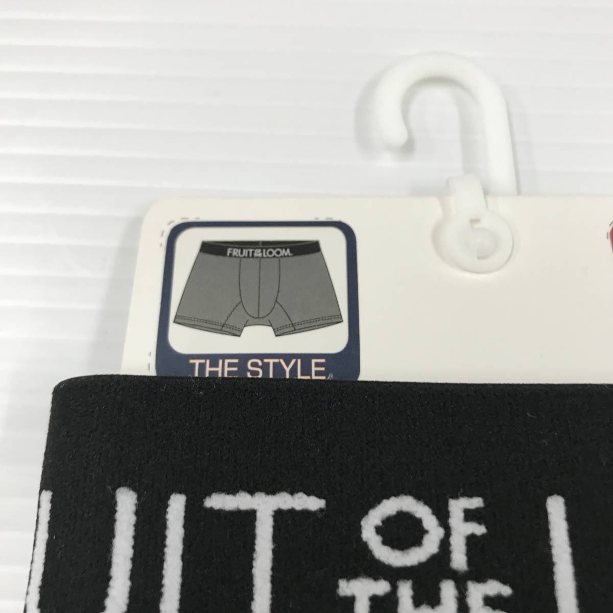 2枚セット 未使用品 /M/ Fruit of the Loom グレー ボクサーパンツ ブリーフ メンズ アンダーウェア 下着 ロゴ 灰 フルーツオブザルーム