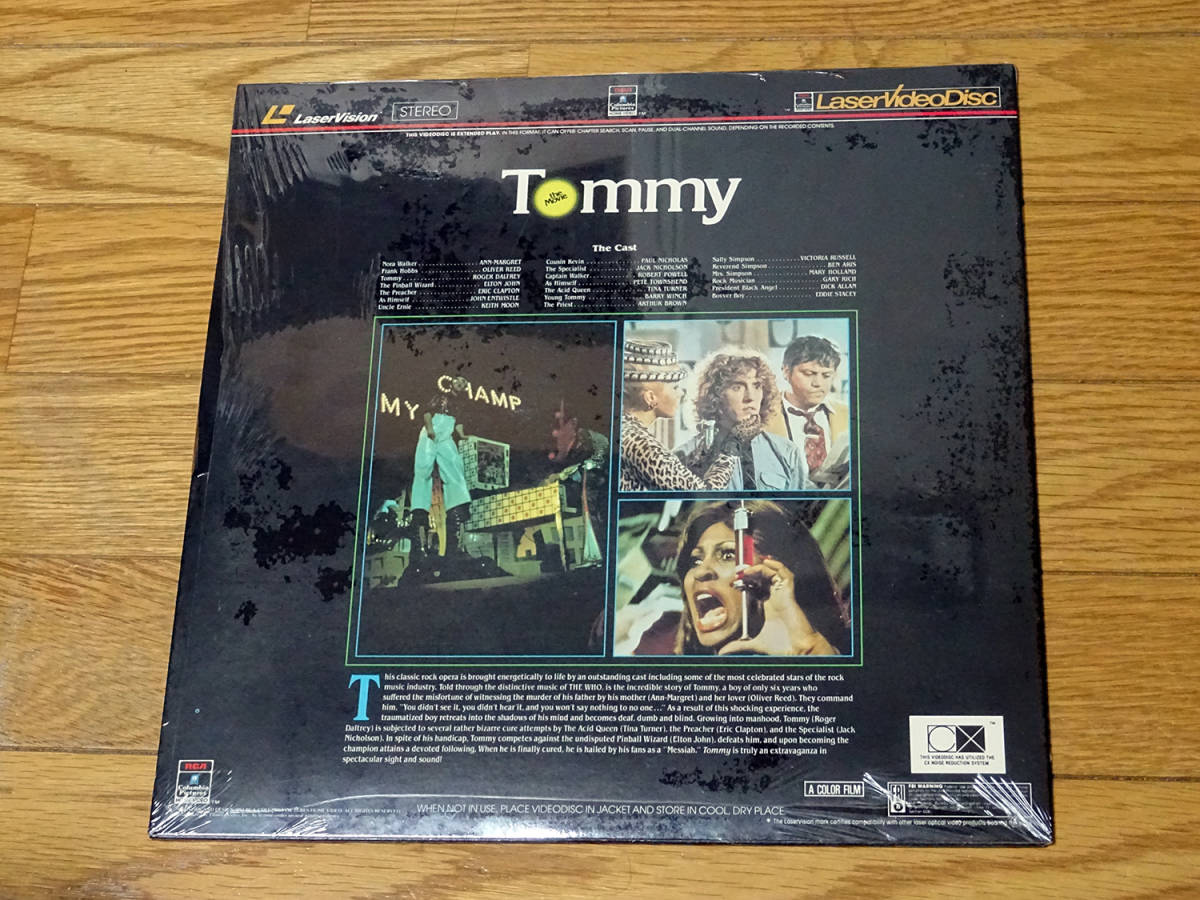 ★新品未開封■THE WHO ロック・オペラ映画「TOMMY（トミー）」米国輸入盤LDの画像3