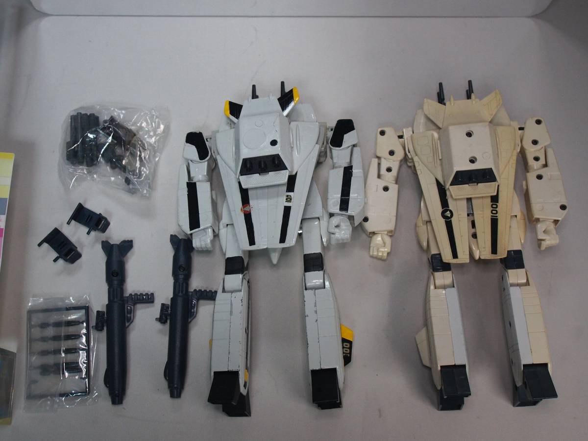 1/55 HI-METAL VF-1S ストライクバルキリー 一条輝 ・ ロイ・フォッカー ジャンク扱/ バンダイ タカトク復刻版 超時空要塞マクロス_画像5