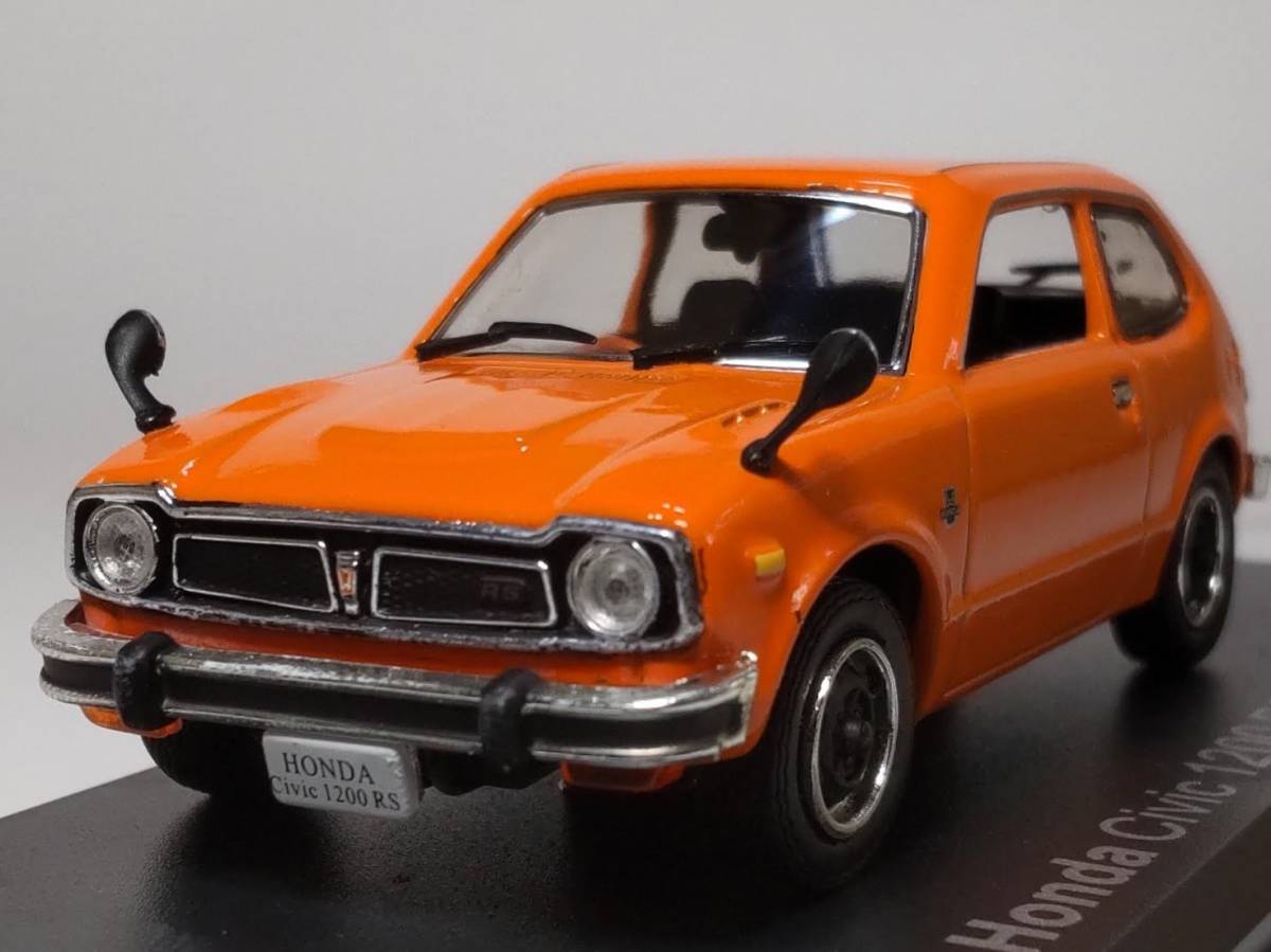 ホンダ シビック 1200RS(1974) 1/43 アシェット 国産名車コレクション ダイキャストミニカー_画像1