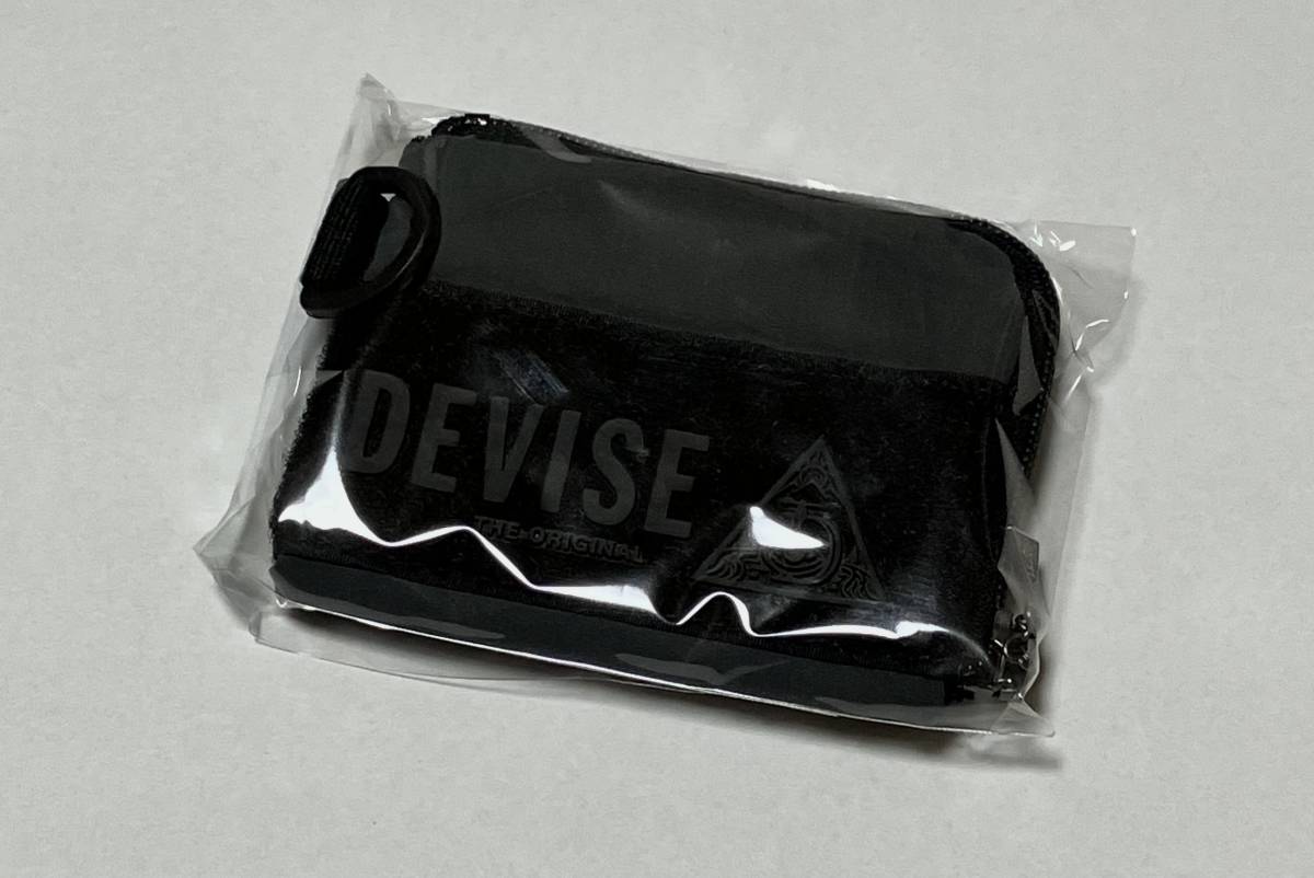 DEVISE WORKS デバイスワークス 非売品DEVISEミニ財布 グレー 新品 _画像2