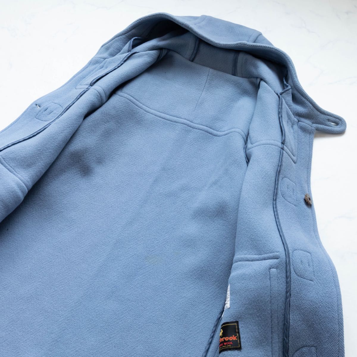 Moorbrook】ムーアブルック ダッフルコート ヘリンボーン 英国製 Moorbrook】ムーアブルック ダッフルコート ヘリンボーン 英国製