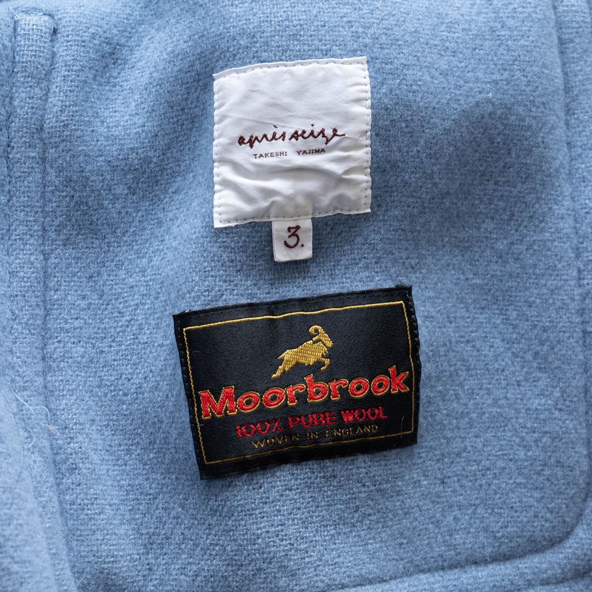 Moorbrook】ムーアブルック ダッフルコート ヘリンボーン 英国製 Moorbrook】ムーアブルック ダッフルコート ヘリンボーン 英国製