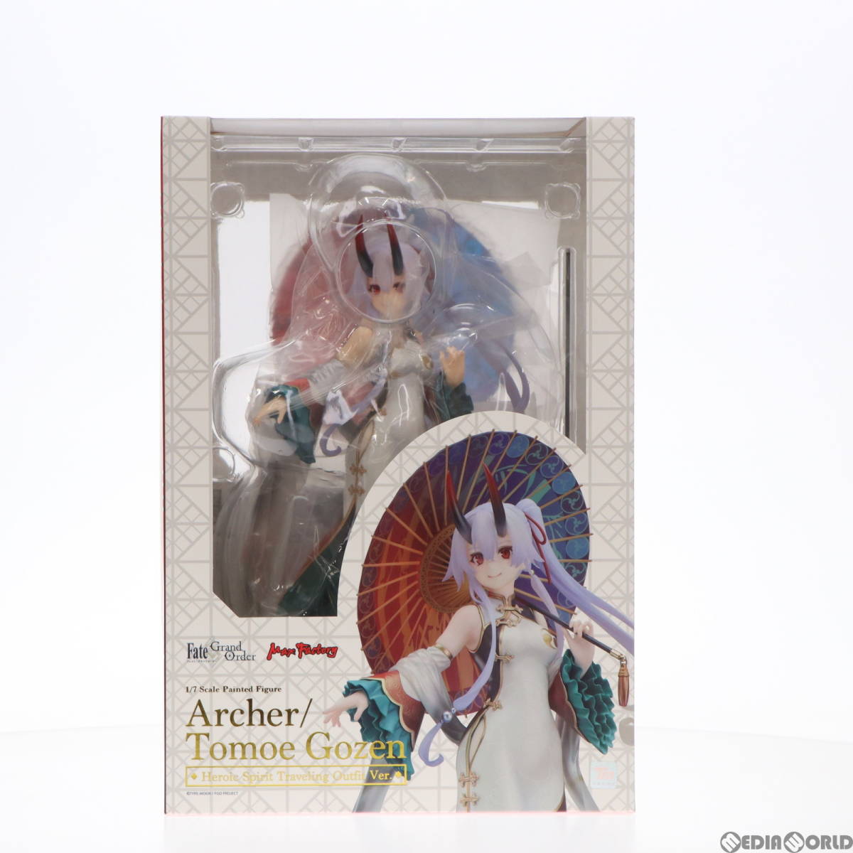 【中古】[FIG]アーチャー/巴御前 英霊旅装Ver. Fate/Grand Order(フェイト/グランドオーダー) 1/7 完成品 フィギュア GOODSMILE ONLINE SHO_画像1