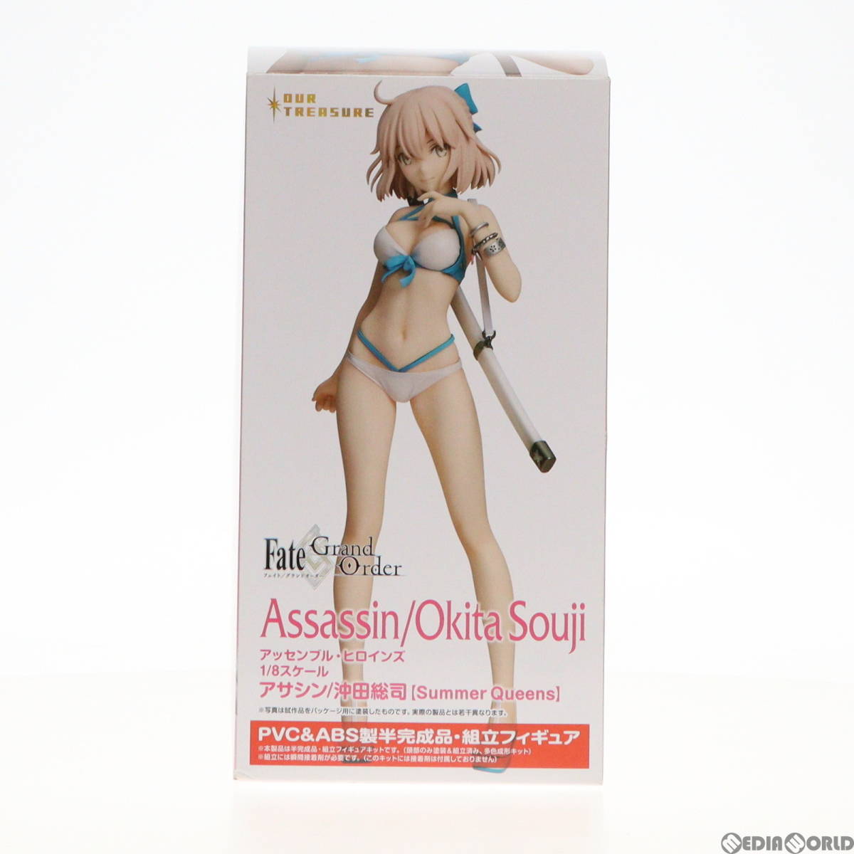 【中古】[FIG]アッセンブル・ヒロインズ アサシン/沖田総司【Summer Queens】(おきたそうじ) Fate/Grand Order(フェイト/グランドオーダー)_画像1