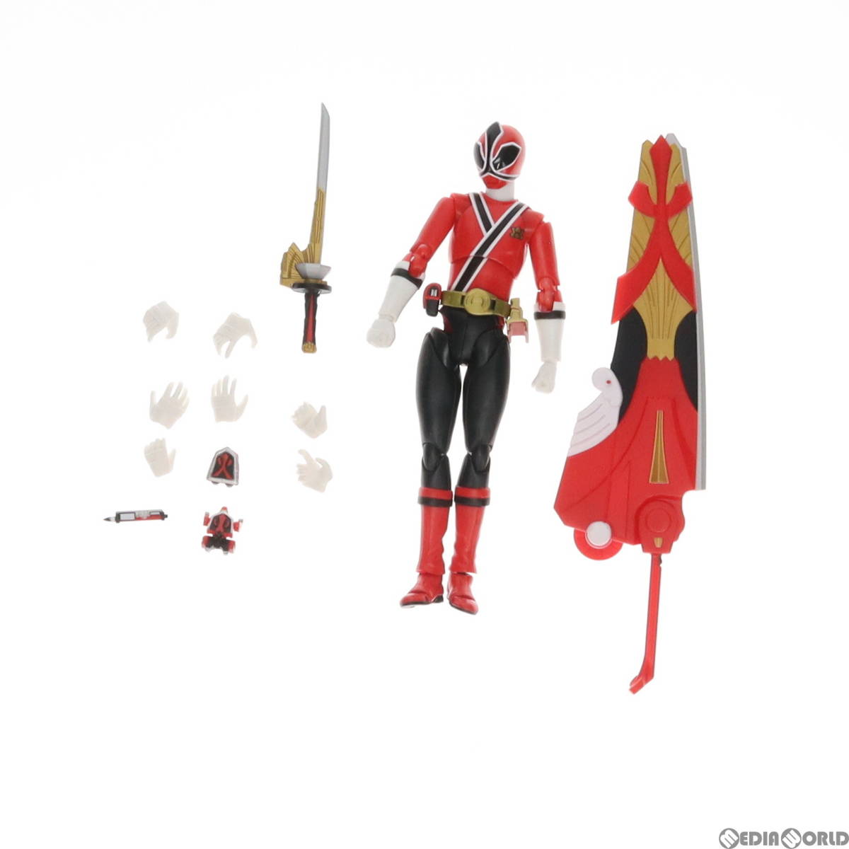 [ б/у ][FIG]S.H.Figuarts( figuarts )sin талон красный Samurai Squadron Shinkenger конечный продукт передвижной фигурка Bandai (61135979)