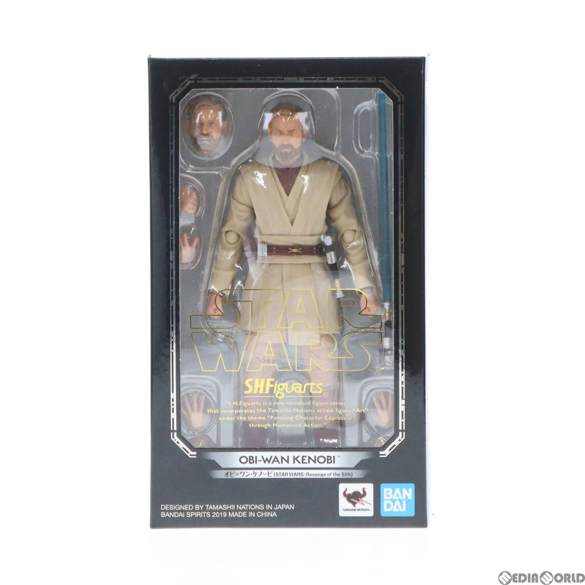 【中古】[FIG]S.H.Figuarts(フィギュアーツ) オビ=ワン・ケノービ(STAR WARS:Revenge of the Sith) スターウォーズ エピソード3/シスの復讐_画像1