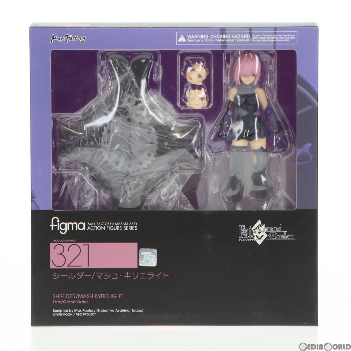 【中古】[FIG]figma(フィグマ) 321 シールダー/マシュ・キリエライト Fate/Grand Order(フェイト/グランドオーダー) 完成品 可動フィギュア