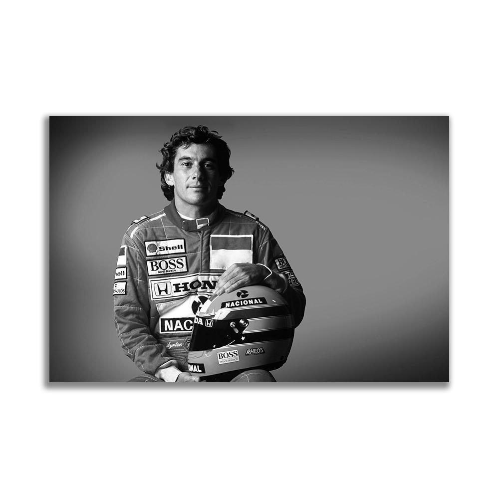 Ayrton Senna アイルトン・セナ 特大 ポスター 約150x100cm 海外 F1 インテリア グッズ 絵 雑貨 写真 フォト アート 大判 大 31_画像3