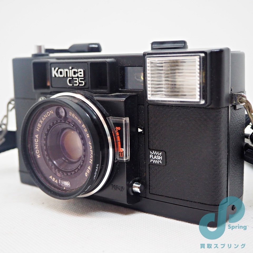 KONICA C35 AF フィルムカメラ コンパクトカメラ 電池式 レトロ 世界初オートフォーカス _画像4