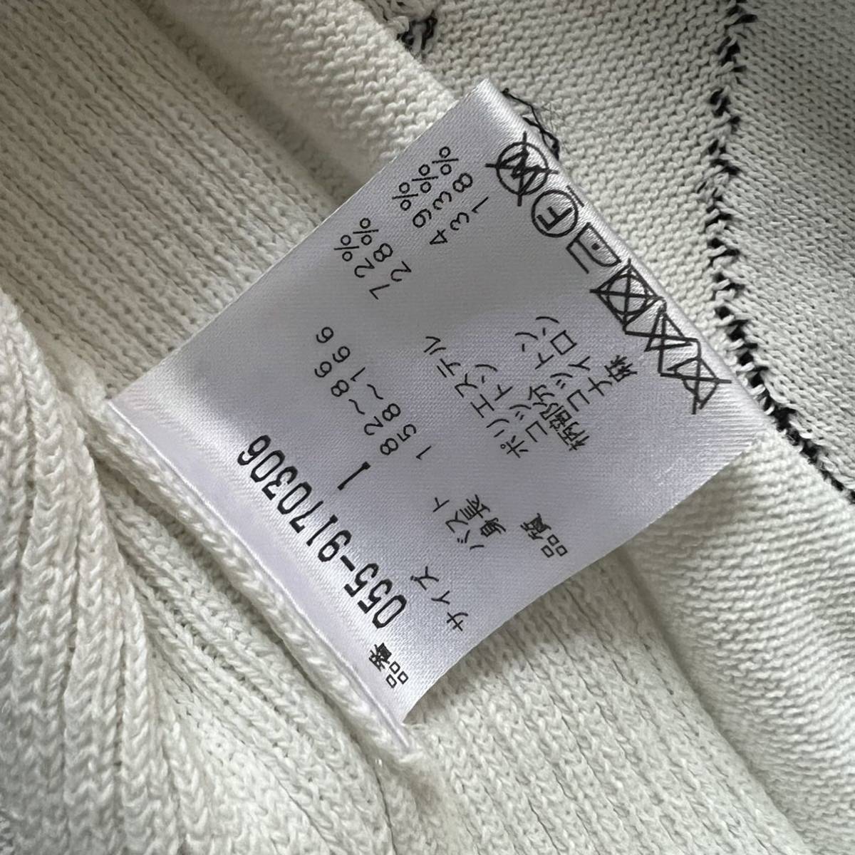 【送料無料】Pearly Gates パーリーゲイツ　ニット　セーター　ロゴ　レディース　1 M ホワイト　白