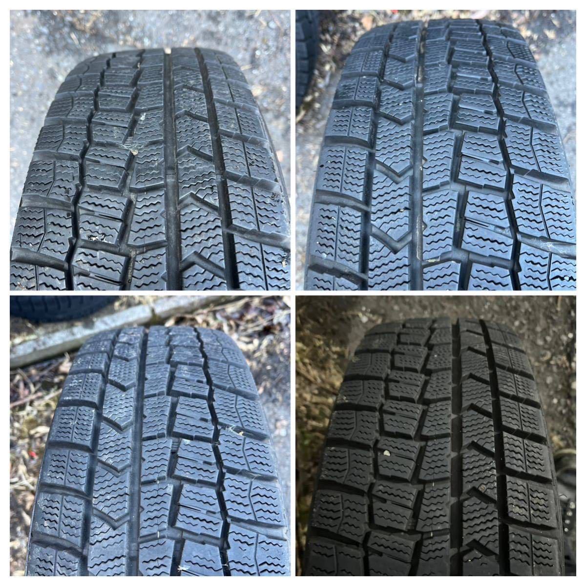 １円売切り バリ山 スタッドレスタイヤ ホイールセット ４本175/65R14 ダンロップ ウインターマックス ブリジストン ヨコハマ n-box タント_画像7