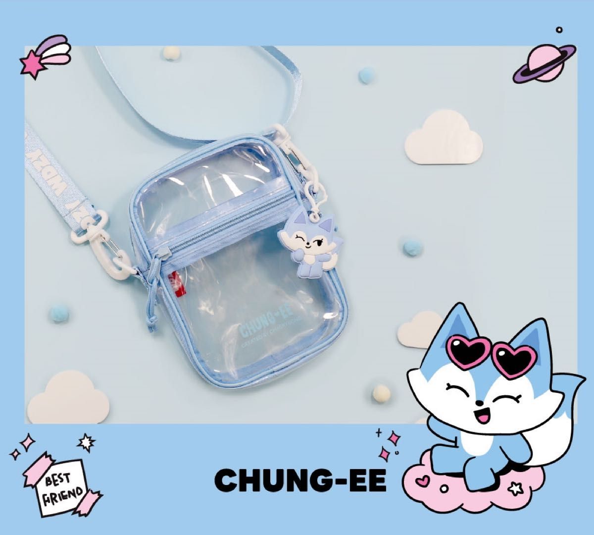 ITZY WDZY CHUNGEE チェリョン ショルダーバッグ トレカケース ITZY WDZY CHUNGEE チェリョン ショルダーバッグ トレカケース