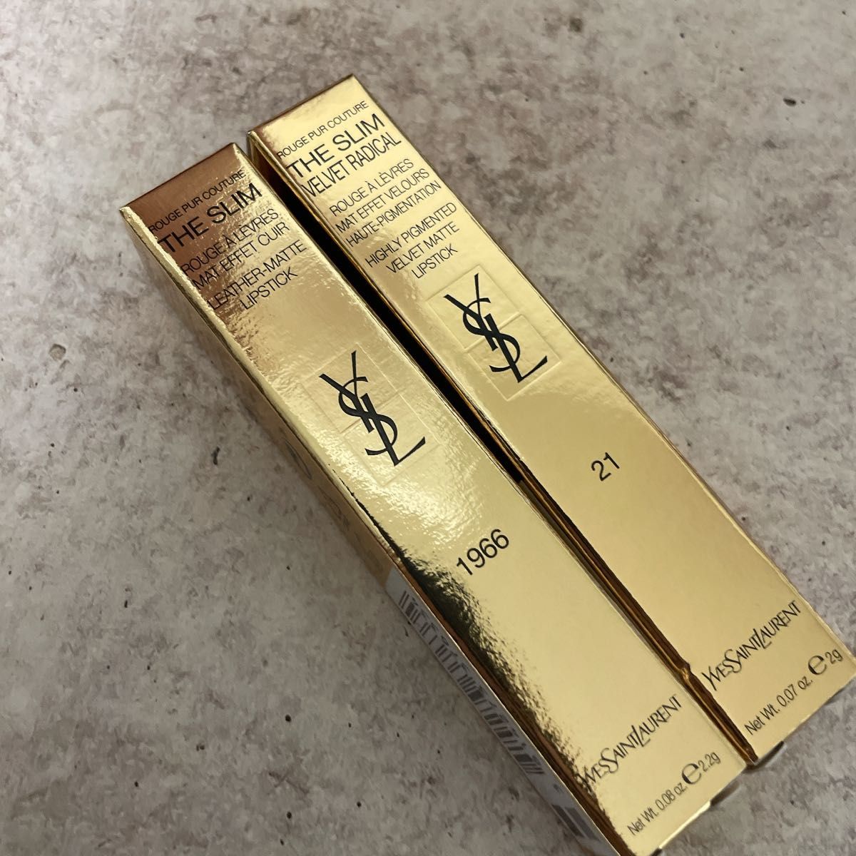 イヴサンローラン Yves saint Laurent  ルージュ ピュールクチュールザ スリム 2本セット 新品未使用 口紅