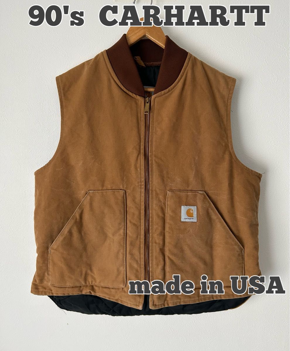 Carhartt カーハート ベスト ダックベスト 中綿 ワークベスト Carhartt カーハート ベスト ダックベスト 中綿 ワークベスト