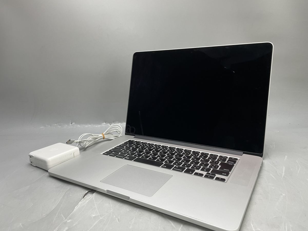 ★1円スタート★動作良好 Apple MacBook Pro (Retina, 15-inch, Mid 2015) Core i7 4870HQ 16GB SSD500GB MacOS X v12.7.1 保証付き_画像1