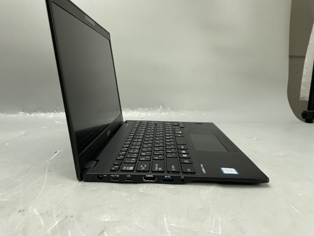 ★第8世代★富士通 LIFEBOOK U939/A Core i5 8365U 8GB SSD128GB★現状引き渡し★OS無★BIOS起動までの動作確認★AC付★天板破損あり★_画像3