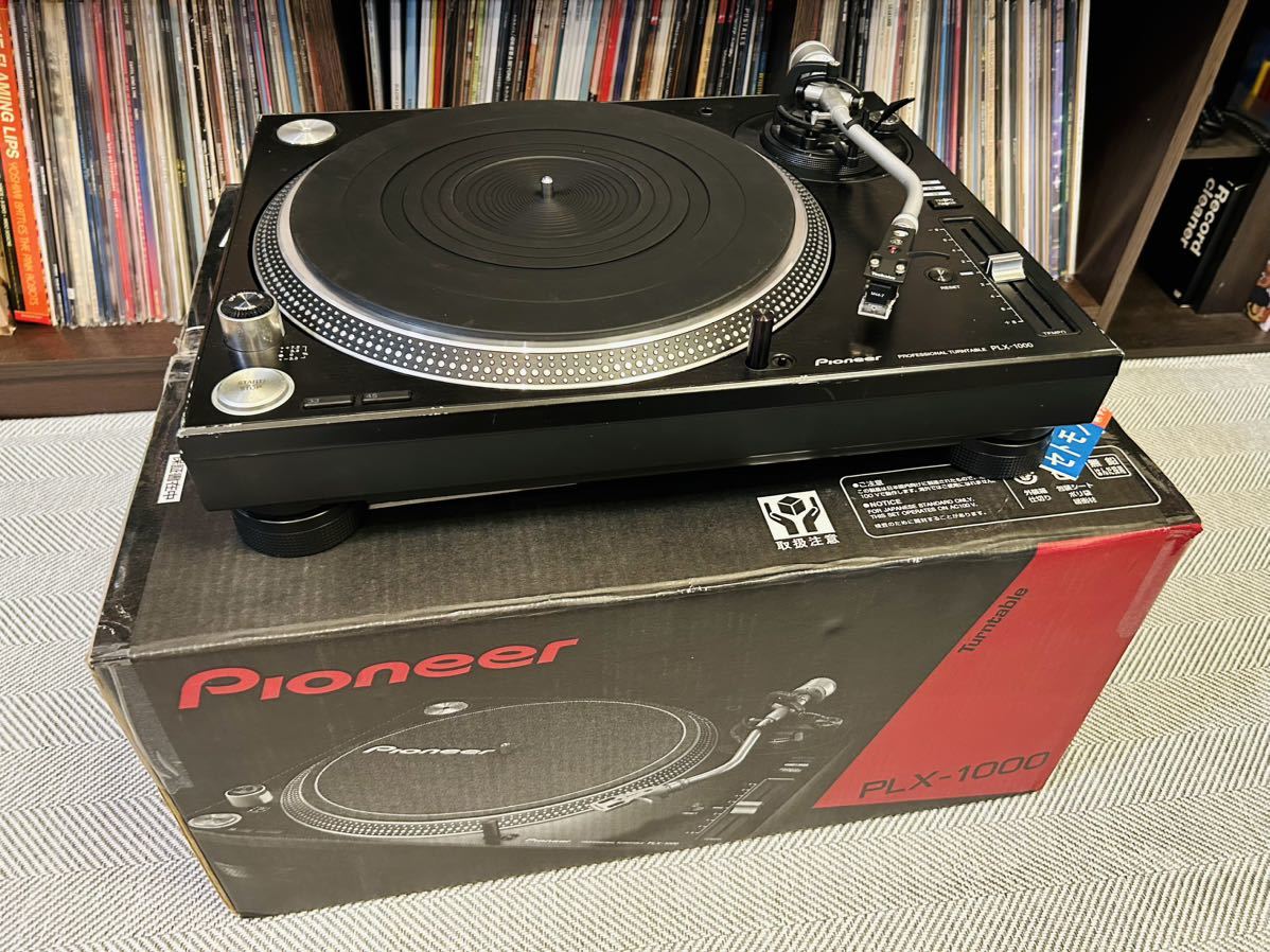 Pioneer パイオニア レコードプレーヤー ターンテーブル PLX-1000 2014年製 元箱/説明書/針/ 付属品付_画像1