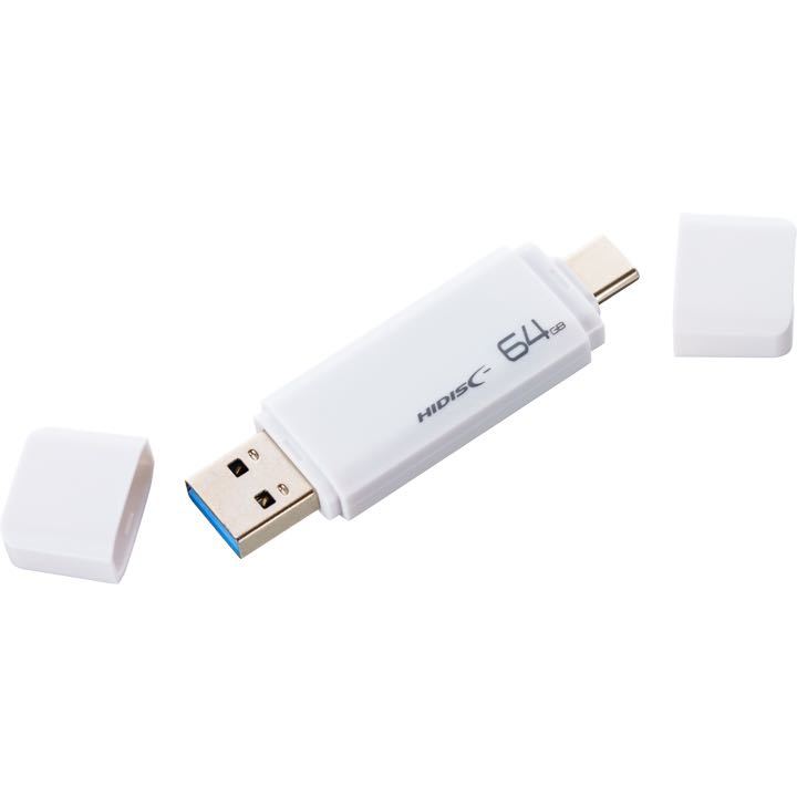 USBメモリー64GB Type-C & Type-A 3.2【6個セット】