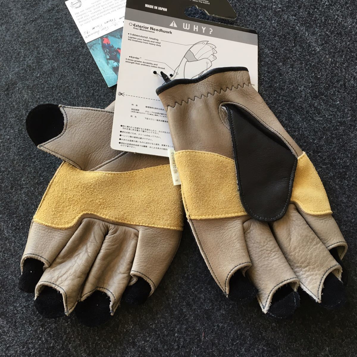 N.HOOLYWOOD ミスターハリウッド GRIP SWANY グリップスワニー WILD THINGS ワイルドシングす GLOVE グローブ L 新品未使用タグ付_画像3