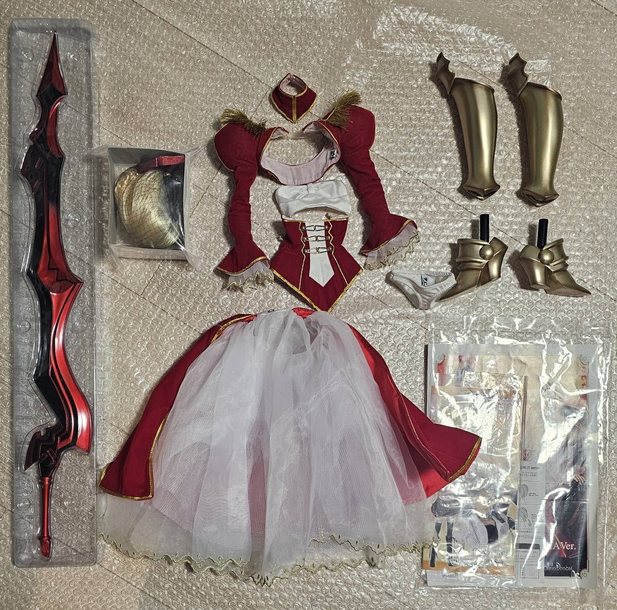 DD Saber (Fate/EXTRA Ver.) Nero FGO костюм комплект Dollfie Dream Dollfie Dream balk s