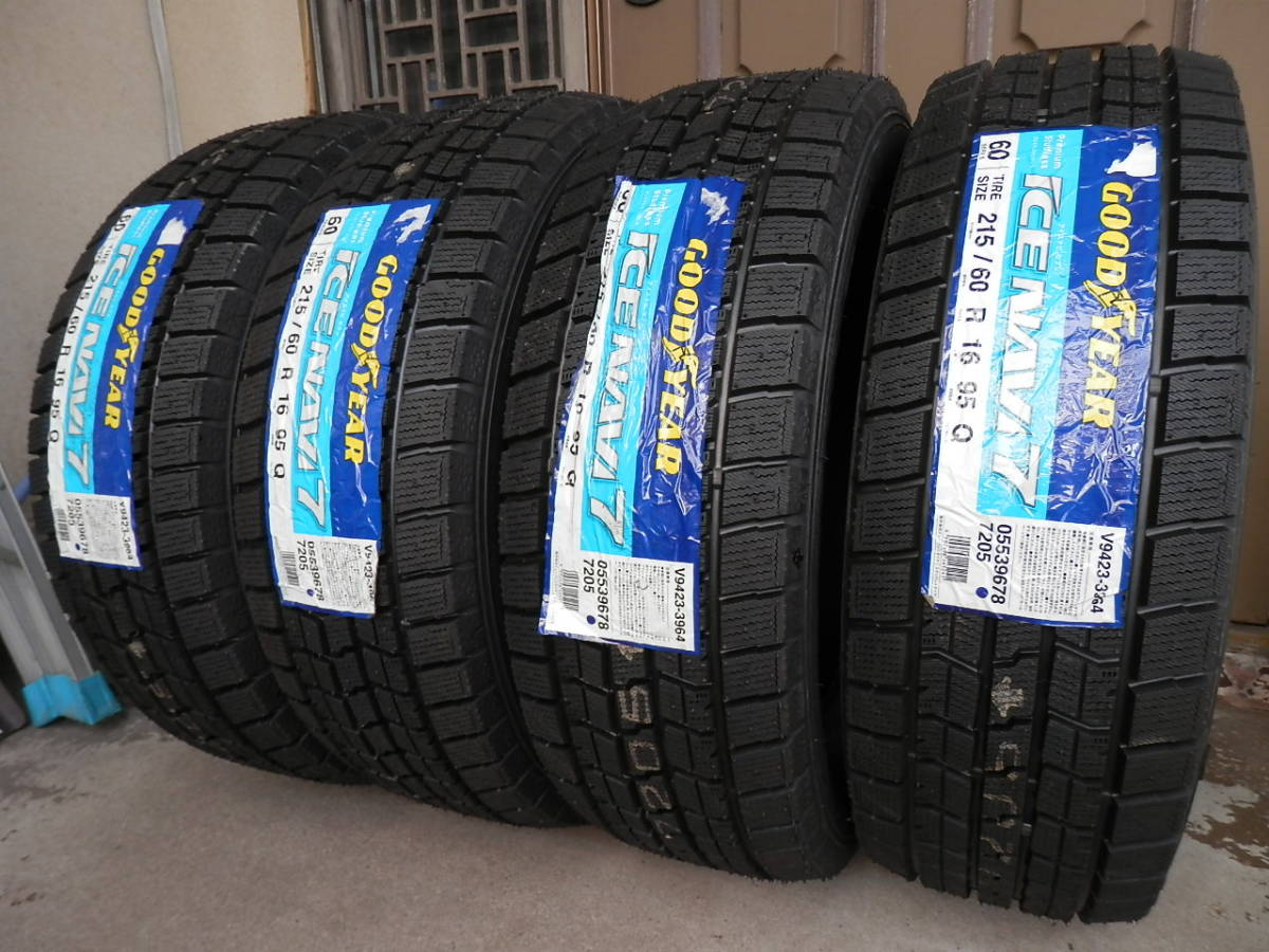  new goods unused prompt decision equipped GOODYEAR ICENAVI7 Goodyear 215-60-16 4 pcs set 