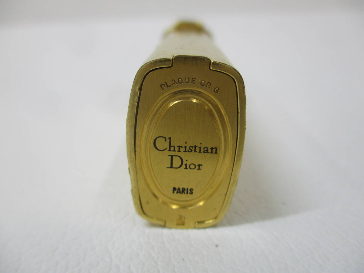 2401021-003 ChristianDior クリスチャンディオール CDロゴ ガスライター ゴールドカラー_画像8